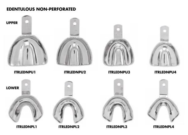 Buy Gdc Impression Trays Edentulous Non Perforated At Best Price