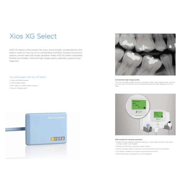 Dentsply Sirona RVG Sensor XIOS XG Select Kit