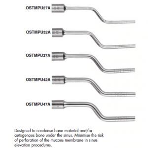 GDC Osteotomes Flat End Angulated Set Of 6 In Pouch (Ostmpusp6a) - Dentalstall India
