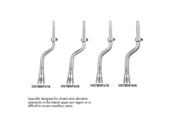 GDC Osteotome Convex Angulated Set Of 5 In Cassette (Ostmspsc5a) - Dentalstall India