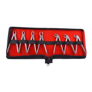 GDC Extraction Forceps Pedo Set Of 7 In Pouch Premium (EFPPP7) - Dentalstall India