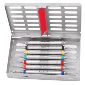GDC Gracey Curettes Colour Coded S/7 Instruments Kit (GCCCWC7) - Dentalstall India