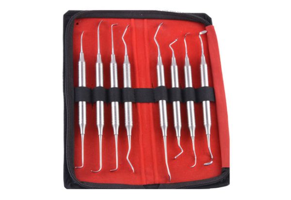 GDC Sinus Lifting Instrument Set Of 8 In Pouch (IMPSLP8) - Dentalstall India
