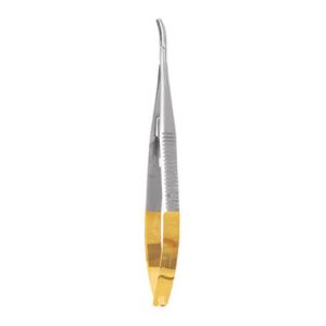 GDC Micro Castroviejo Needle Holder Curved Tc - 14cm (Nh5021) - Dentalstall India