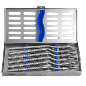 GDC Osteotomes Concave Curved with Cassette Set Of 6 (OSTMSHAWC6) - Dentalstall India