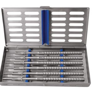 GDC Osteotomes Flat Straight with Cassette Set Of 6 (OSTMPUWC6) - Dentalstall India