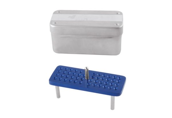 GDC Endodontic Box With 48 Holes Colour Anodized Accessories (AEBP) - Dentalstall India