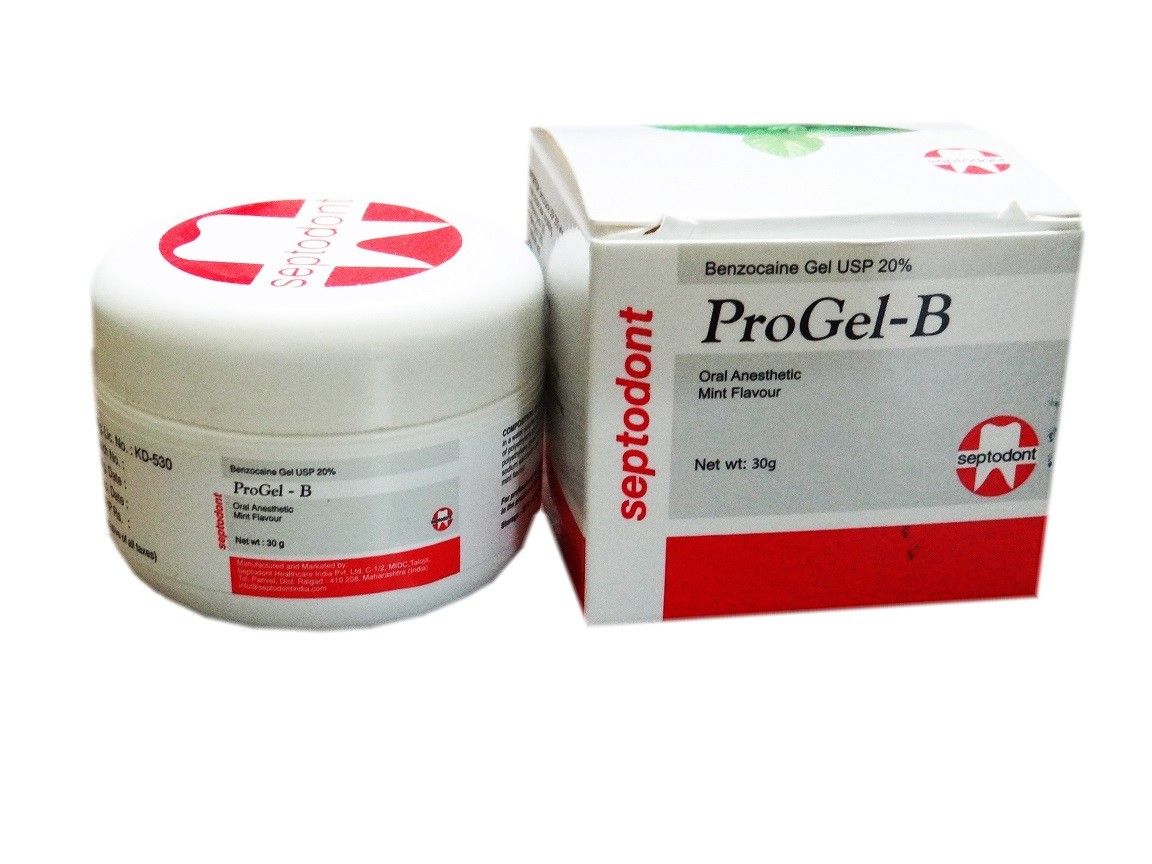 Septodont Progel-B Anaesthetic Gel (Jar of 30g) - Dentalstall India