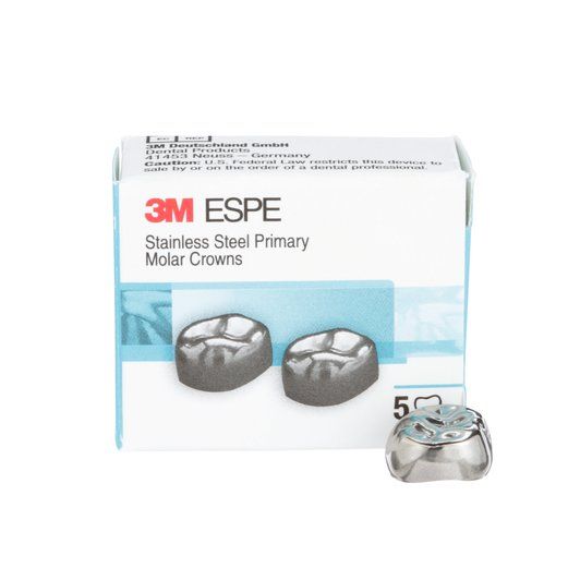 3m Espe Stainless Steel Primary Crown E( 2nd Molar) - Dentalstall India
