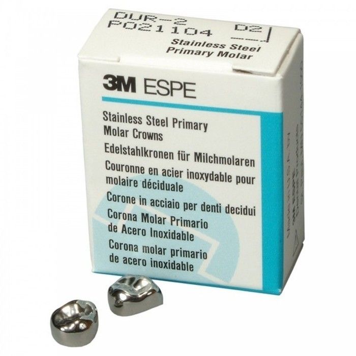 3m Espe Stainless Steel Primary Crown E( 2nd Molar) - Dentalstall India