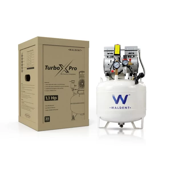 Waldent TurboX Pro Air Compressor 1.1HP - Dentalstall India
