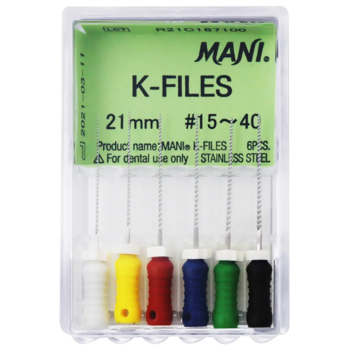 Mani K-Files 21mm - Dentalstall India