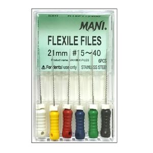 Mani Flexile Files 21mm - Dentalstall India