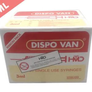 Hmd Dispo Van Syringe with Needle - 3ml - Dentalstall India