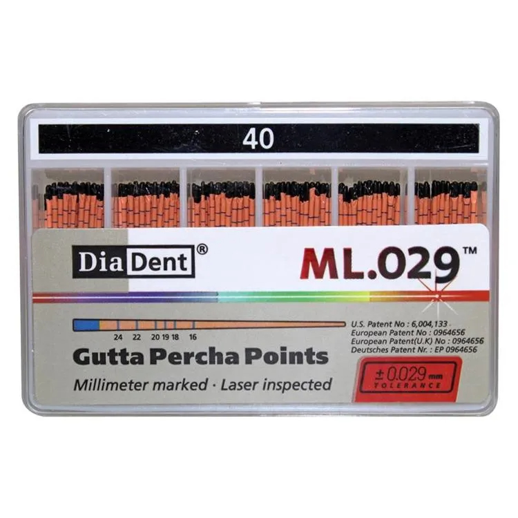 Diadent Gutta Percha Points 2% - Dentalstall India