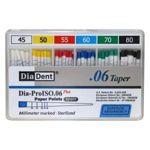 Diadent Paper Point Special Tapered 6% - Dentalstall India