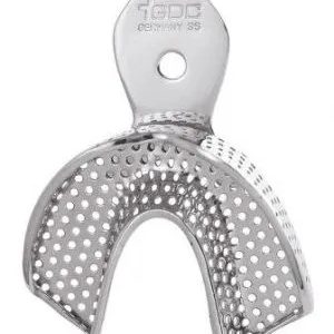 GDC Dentulous Perforated Impression Trays Lower # 3 (ITRLDPL3) - Dentalstall India