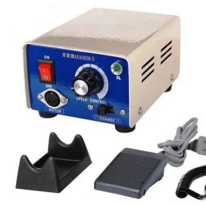 Marathon M3 Complete Set (Micromotor Engine+Foot Pedal+Control Box+Handpiece stand+Pouch) - Dentalstall India