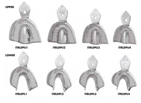 Gdc Impression Trays Dentulous Perforated - Dentalstall India