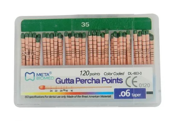 Meta Gutta Percha Points Special Taper - 6% - Dentalstall India