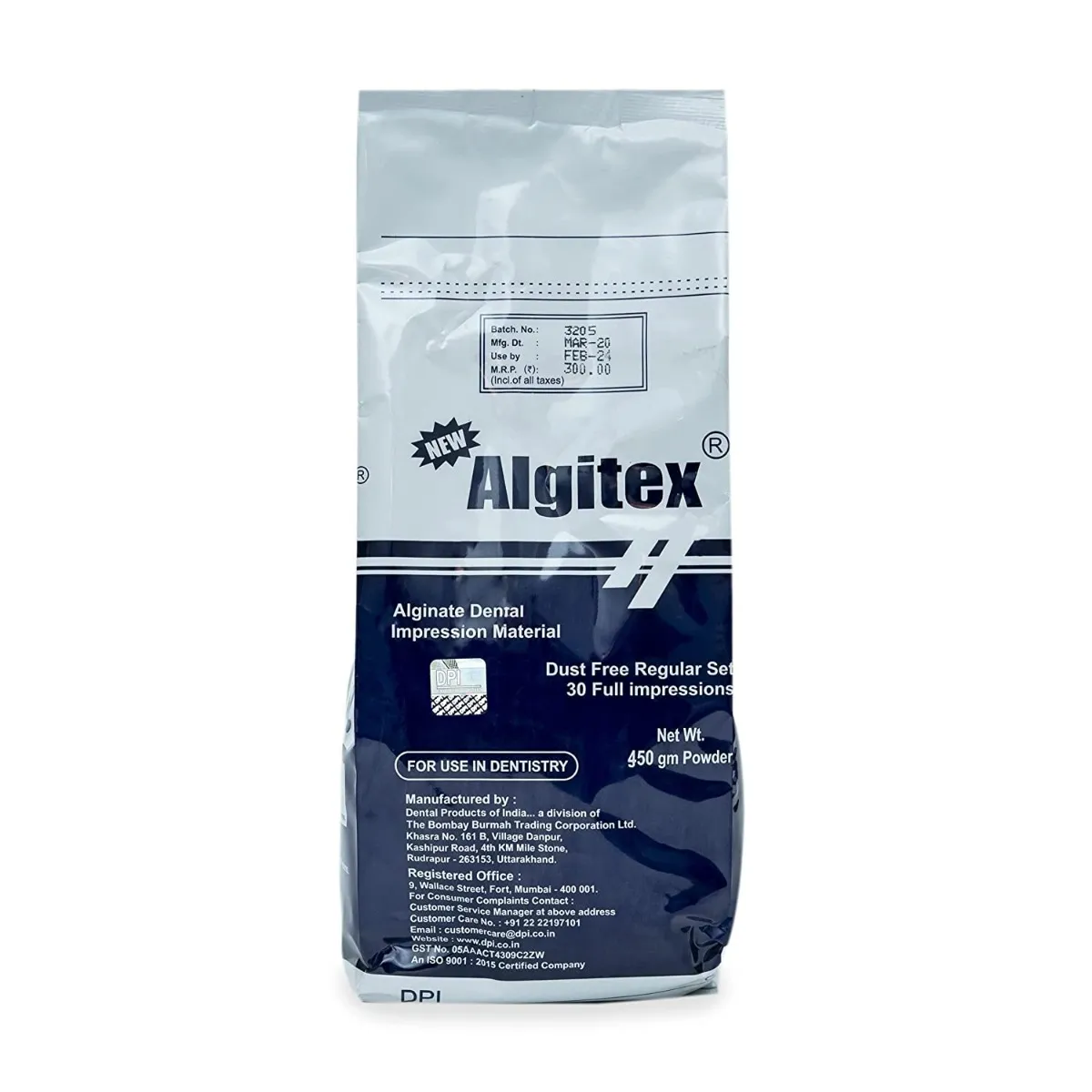 Dpi Algitex Alginate Powder - Dentalstall India