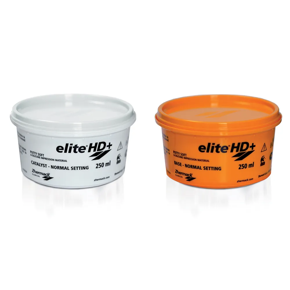 Zhermack Elite Hd+ Putty Soft Normal Set 2 x 250ML - Dentalstall India Zhermack Elite Hd+ Putty Soft Normal Set 2 x 250ML - Dentalstall India