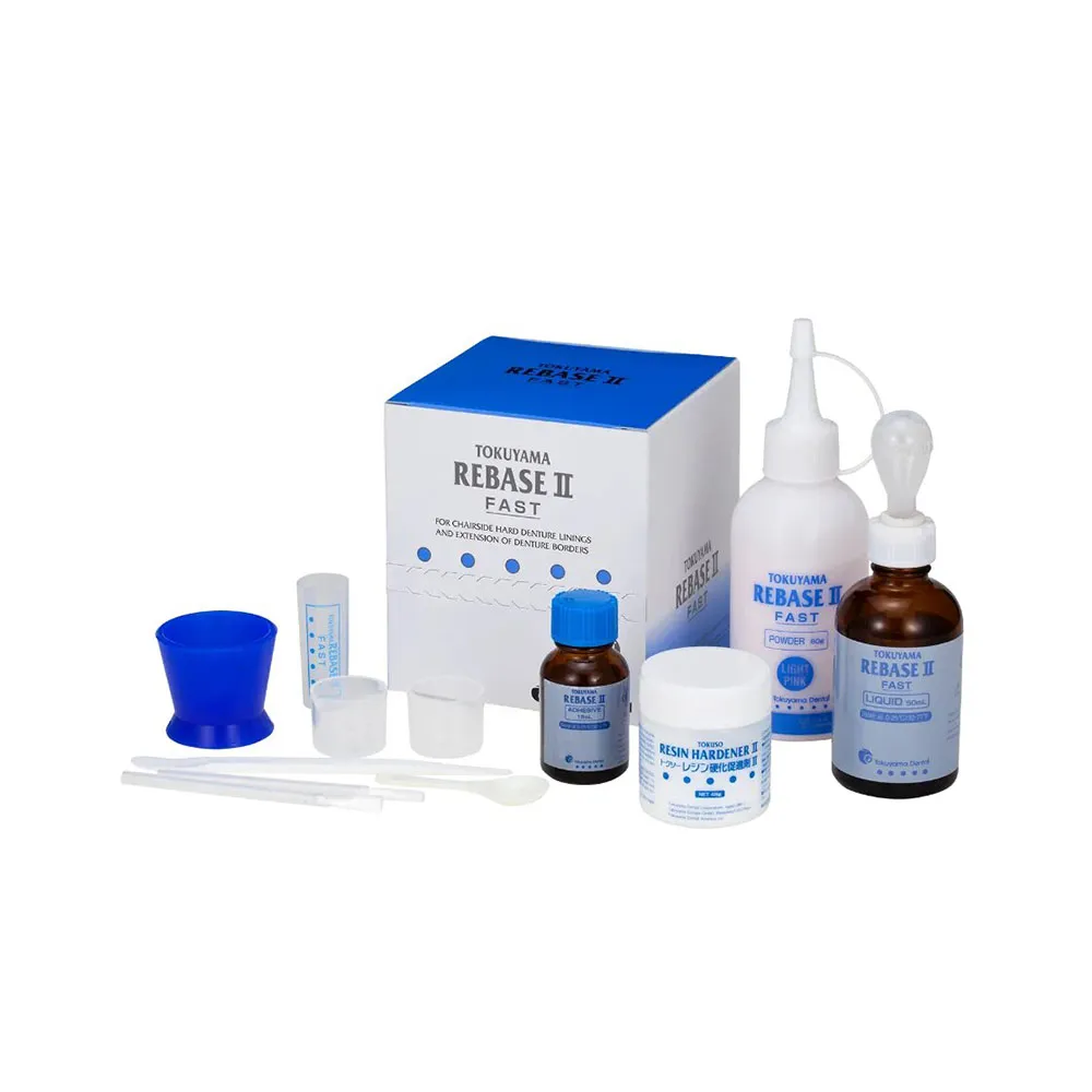 Tokuyama ReBase ll Kit Denture Relining Material - Dentalstall India Tokuyama ReBase ll Kit Denture Relining Material - Dentalstall India
