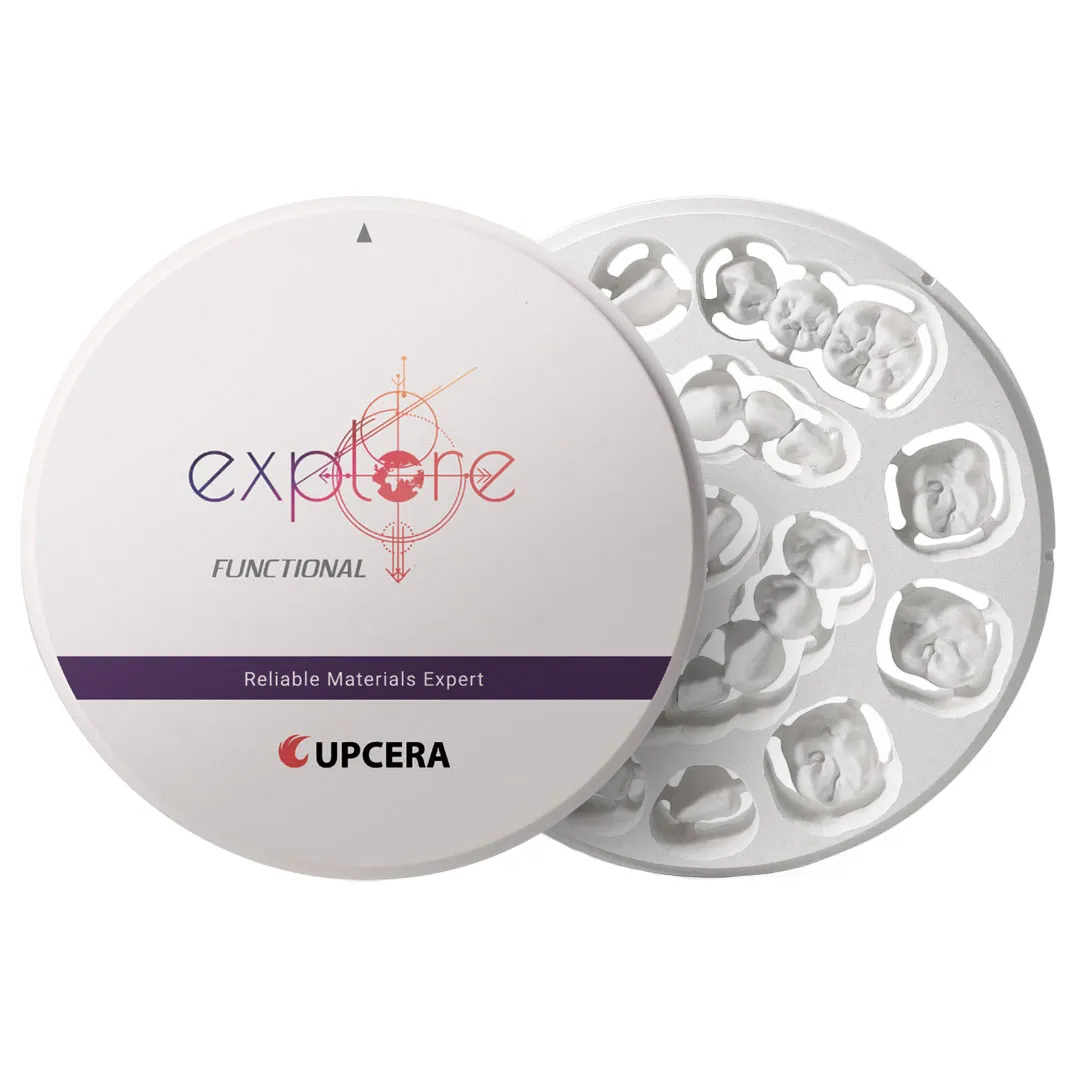 Upcera Dental Zirconia Blanks Explore Functional (Shade A3) - Dentalstall India Upcera Dental Zirconia Blanks Explore Functional (Shade A3) - Dentalstall India