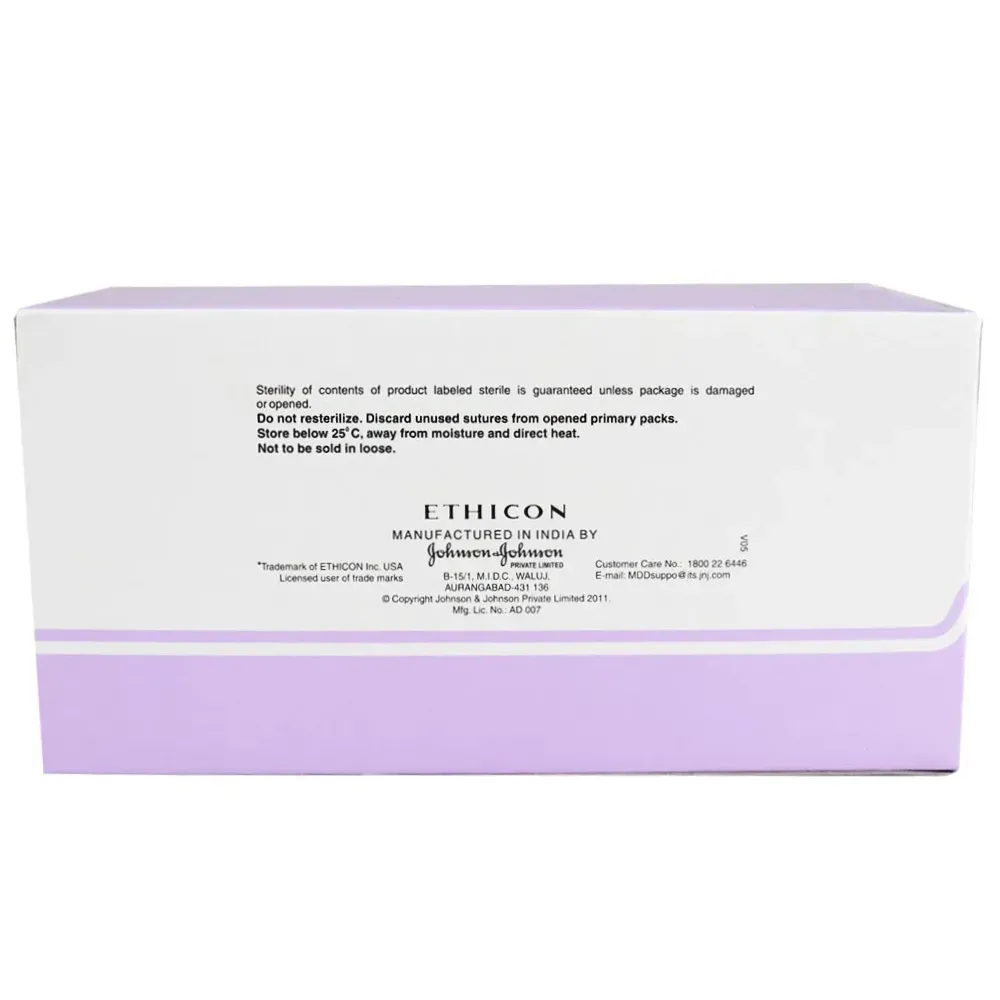 Ethicon VP 2317S Vicryl Plus Absorbable Surgical Sutures (MH-1 31MM 1/2 Circle Taperpoint) Pack Of 12 - Dentalstall India Ethicon VP 2317S Vicryl Plus Absorbable Surgical Sutures (MH-1 31MM 1/2 Circle Taperpoint) Pack Of 12 - Dentalstall India