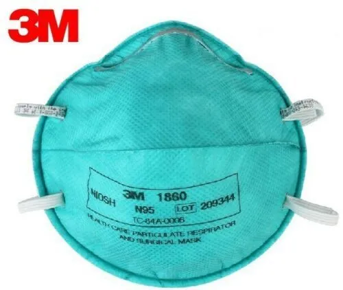 3M 1860 N95 Mask NIOSH Approved (Pack of 1) - Dentalstall India 3M 1860 N95 Mask NIOSH Approved (Pack of 1) - Dentalstall India
