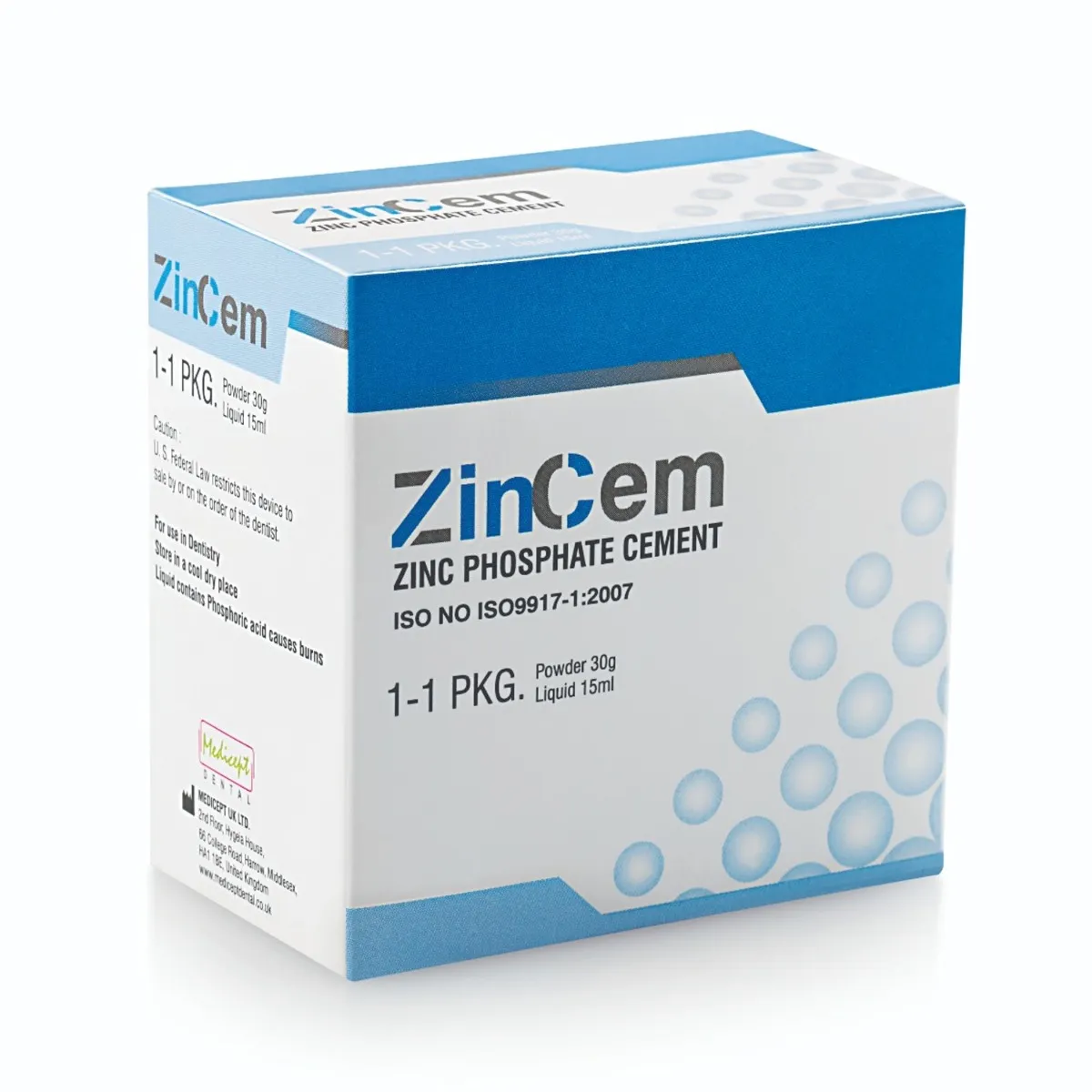 Medicept Zincem Zinc Phosphate Cement - Dentalstall India Medicept Zincem Zinc Phosphate Cement - Dentalstall India