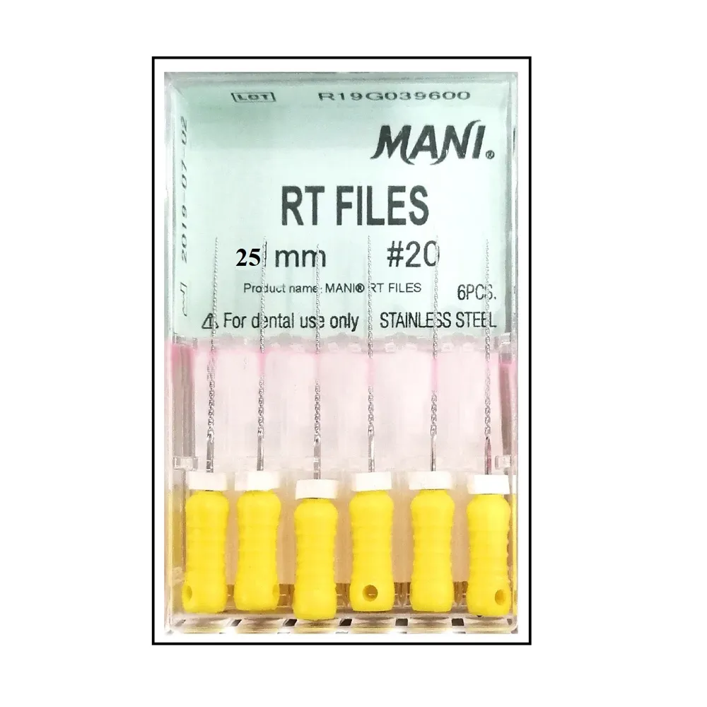Mani RT Files 25mm - Dentalstall India Mani RT Files 25mm - Dentalstall India